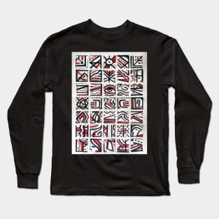 Urban codice indigenous symbols Long Sleeve T-Shirt